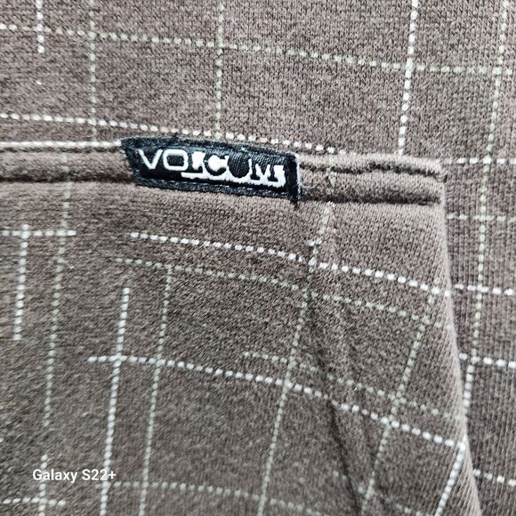 Volcom Hoodie Mens SZ Small VTG Y2K Fleece Streetwear Urban Hip Hop 90's Fleece - Picture 4 of 5